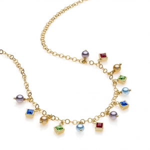 Collana in Argento con cristalli